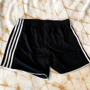 Black Adidas Athletic Shorts M